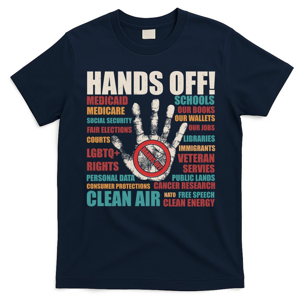 Resist Hands Off Protest Anti Trump T-Shirt