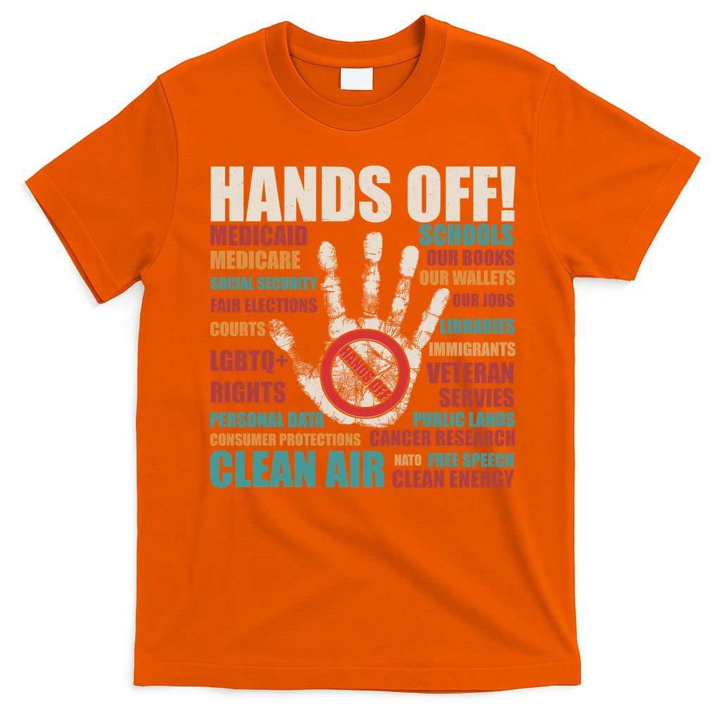 Resist Hands Off Protest Anti Trump T-Shirt