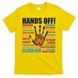 Resist Hands Off Protest Anti Trump T-Shirt