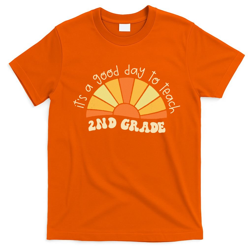 Retro Its Good Day To Teach 2nd Grade Teacher Back To School T-Shirt