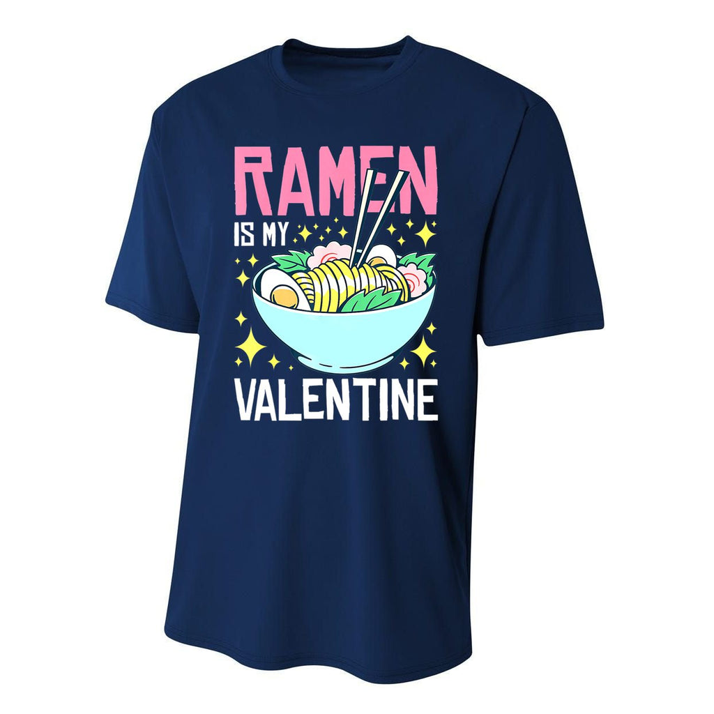 Ramen Is My Valentine Funny AntivalentineS Day Performance Sprint T-Shirt