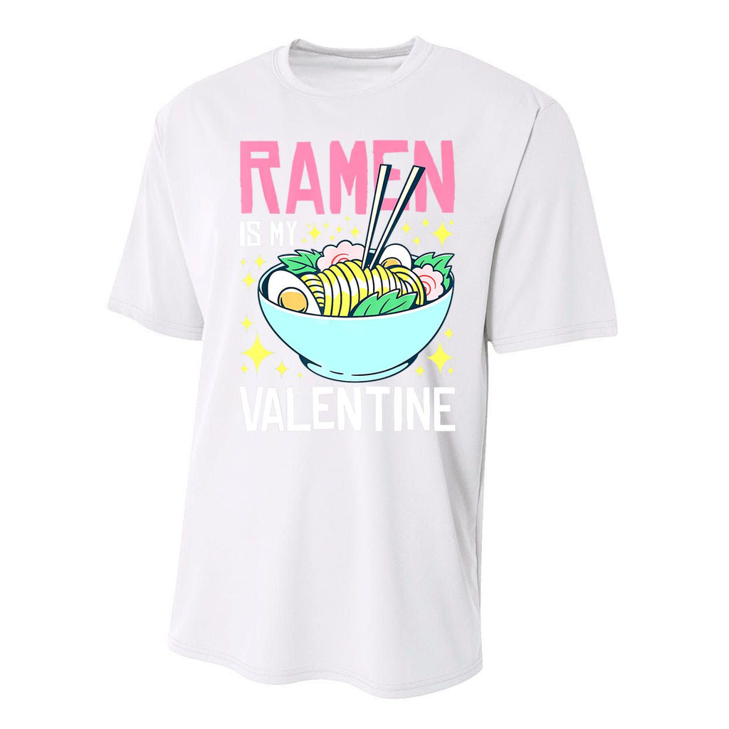 Ramen Is My Valentine Funny AntivalentineS Day Performance Sprint T-Shirt