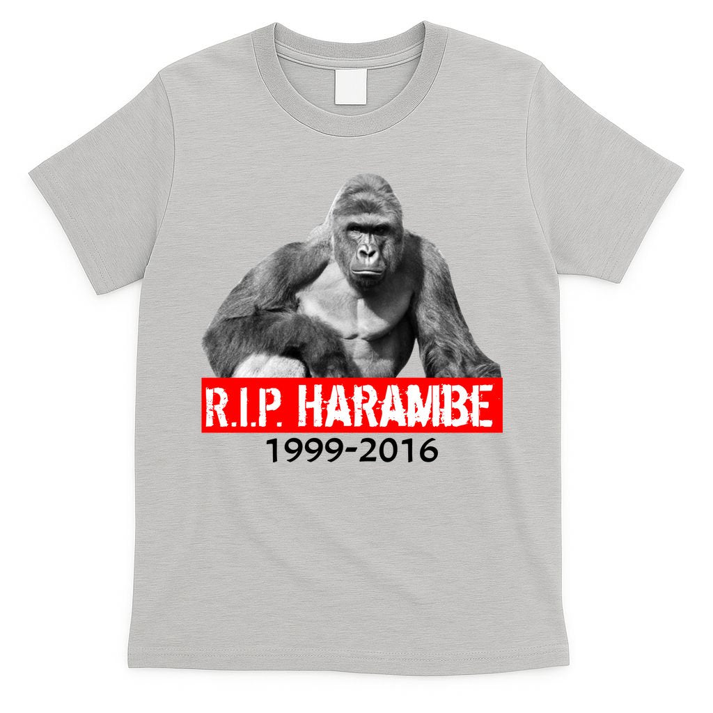 RIP Harambe Gorilla Cincinnati Zoo T-Shirt