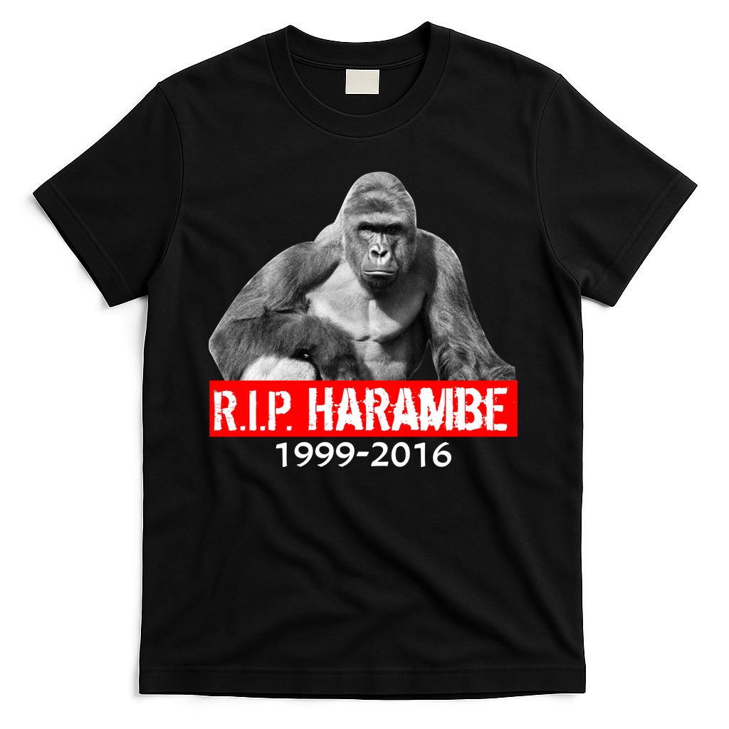 RIP Harambe Gorilla Cincinnati Zoo T-Shirt
