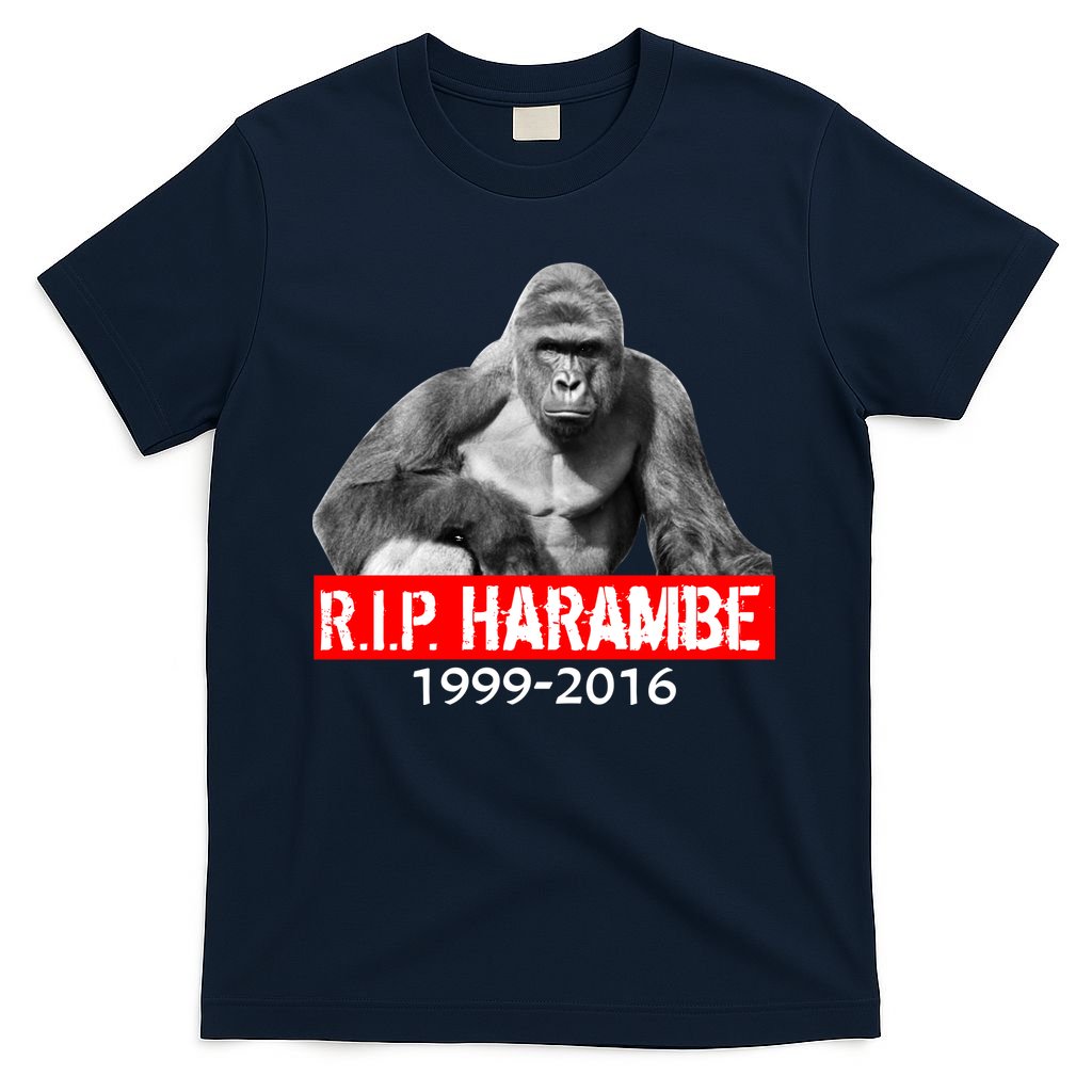 RIP Harambe Gorilla Cincinnati Zoo T-Shirt