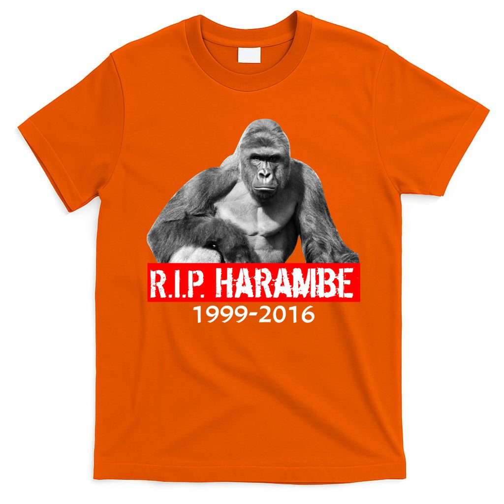 RIP Harambe Gorilla Cincinnati Zoo T-Shirt