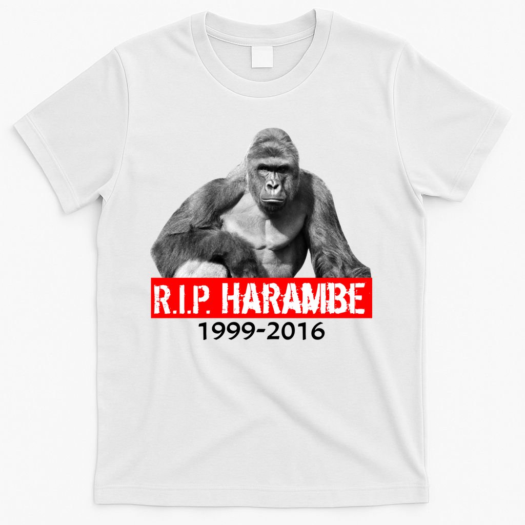 RIP Harambe Gorilla Cincinnati Zoo T-Shirt