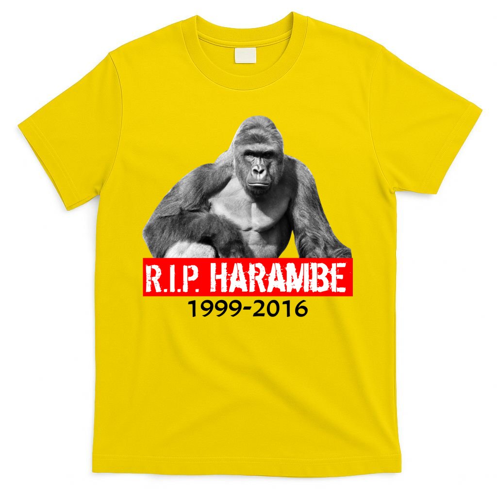 RIP Harambe Gorilla Cincinnati Zoo T-Shirt