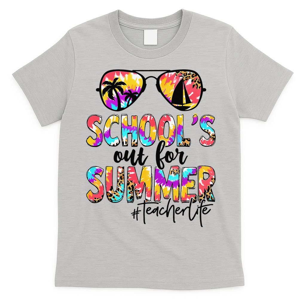 Retro Last Day Of School Schools Out For Summer Teacher Life T-Shirt