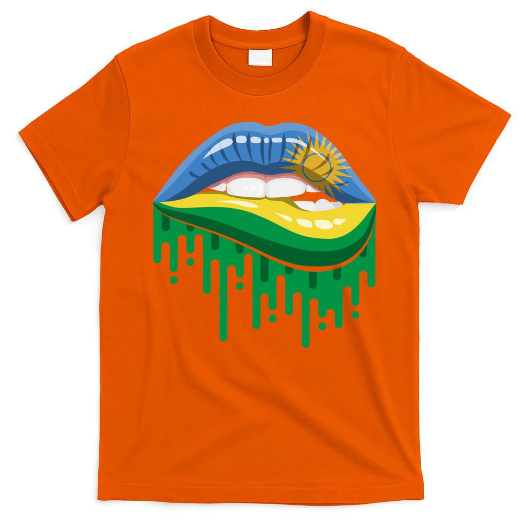 Rwanda Lips Dripping T-Shirt