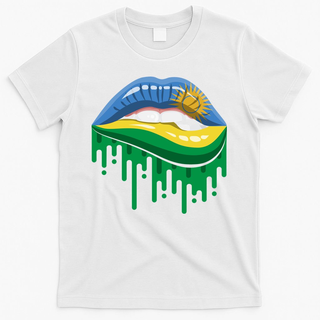 Rwanda Lips Dripping T-Shirt