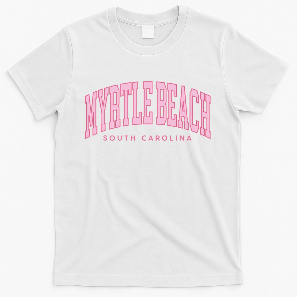Retro Myrtle Beach South Carolina beach wo summer T-Shirt