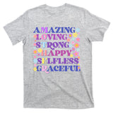 Retro Mother Day Amazing Loving Strong Happy Selfless Graceful T-Shirt