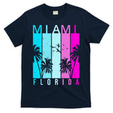Retro Miami Florida Summer Neon Colors T-Shirt