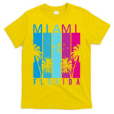 Retro Miami Florida Summer Neon Colors T-Shirt