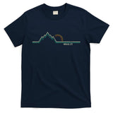 Retro Mountains Moab Utah Summer Hiking T-Shirt