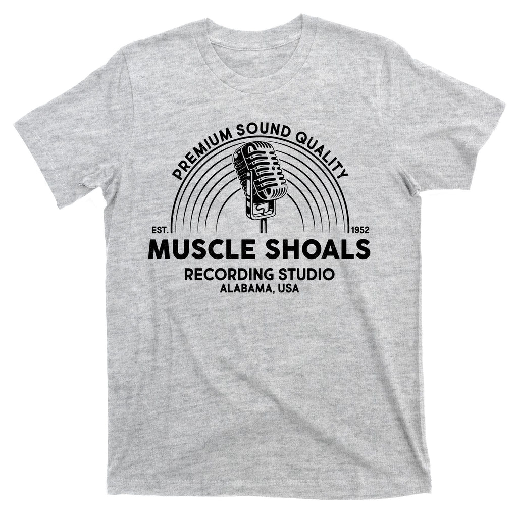 Retro Muscle Shoals Recording Studio Alabama USA Logo T-Shirt
