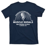 Retro Muscle Shoals Recording Studio Alabama USA Logo T-Shirt