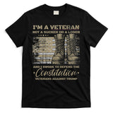 Retro Military Veterans Against Trump Bernie Protest Vintage T-Shirt