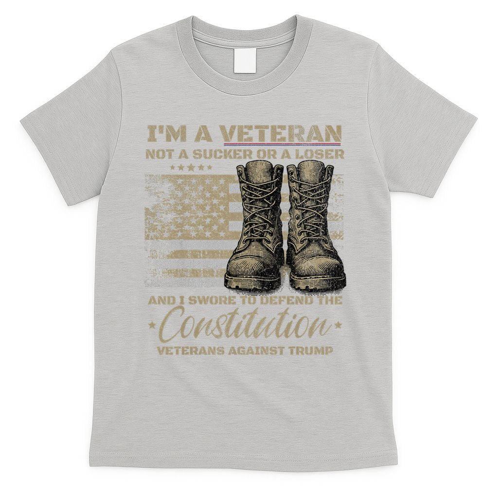 Retro Military Veterans Against Trump Protest Boycott  T-Shirt