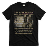 Retro Military Veterans Against Trump Protest Boycott  T-Shirt