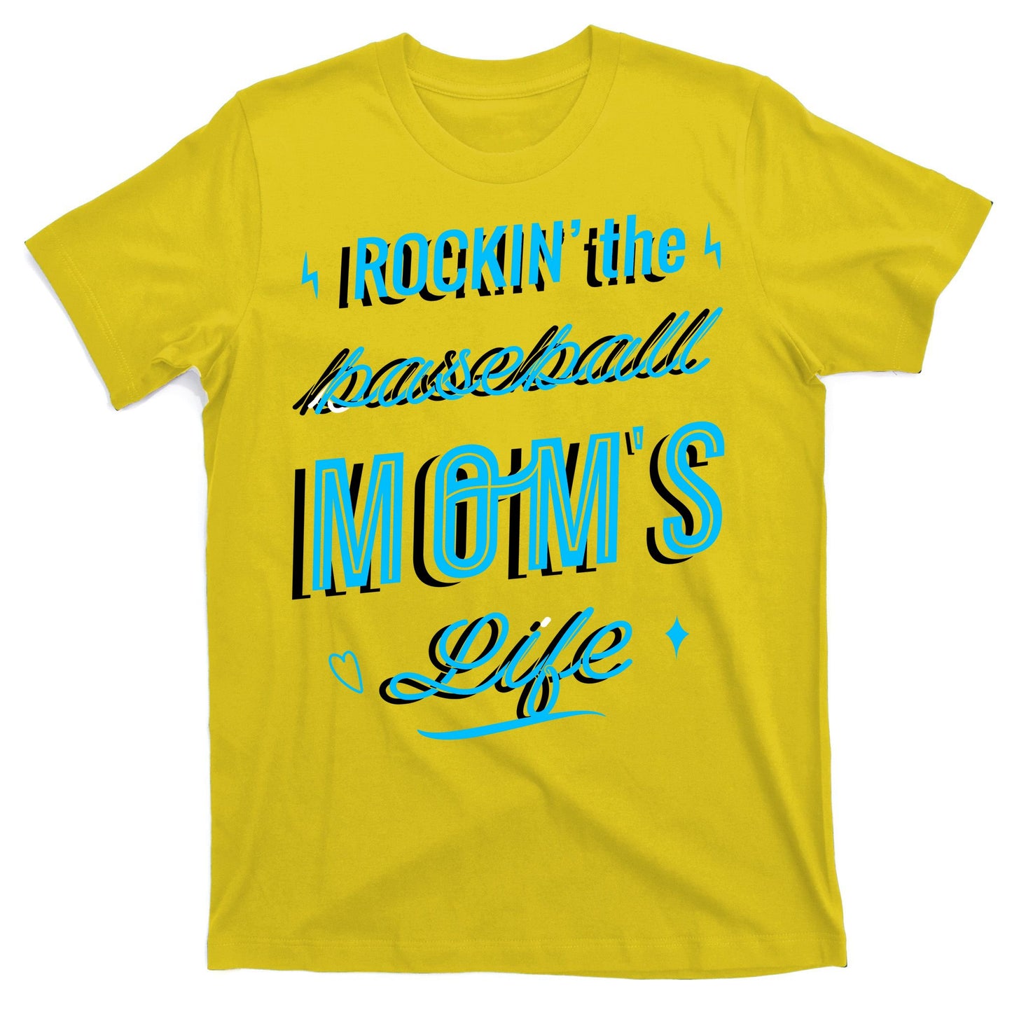 Rockin The Baseball Moms Life T-Shirt