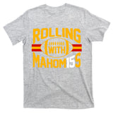 Rolling With Mahomes KC Football T-Shirt