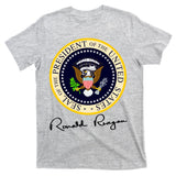 Ronald Reagan Presidential Seal Signature T-Shirt