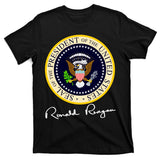 Ronald Reagan Presidential Seal Signature T-Shirt