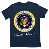 Ronald Reagan Presidential Seal Signature T-Shirt