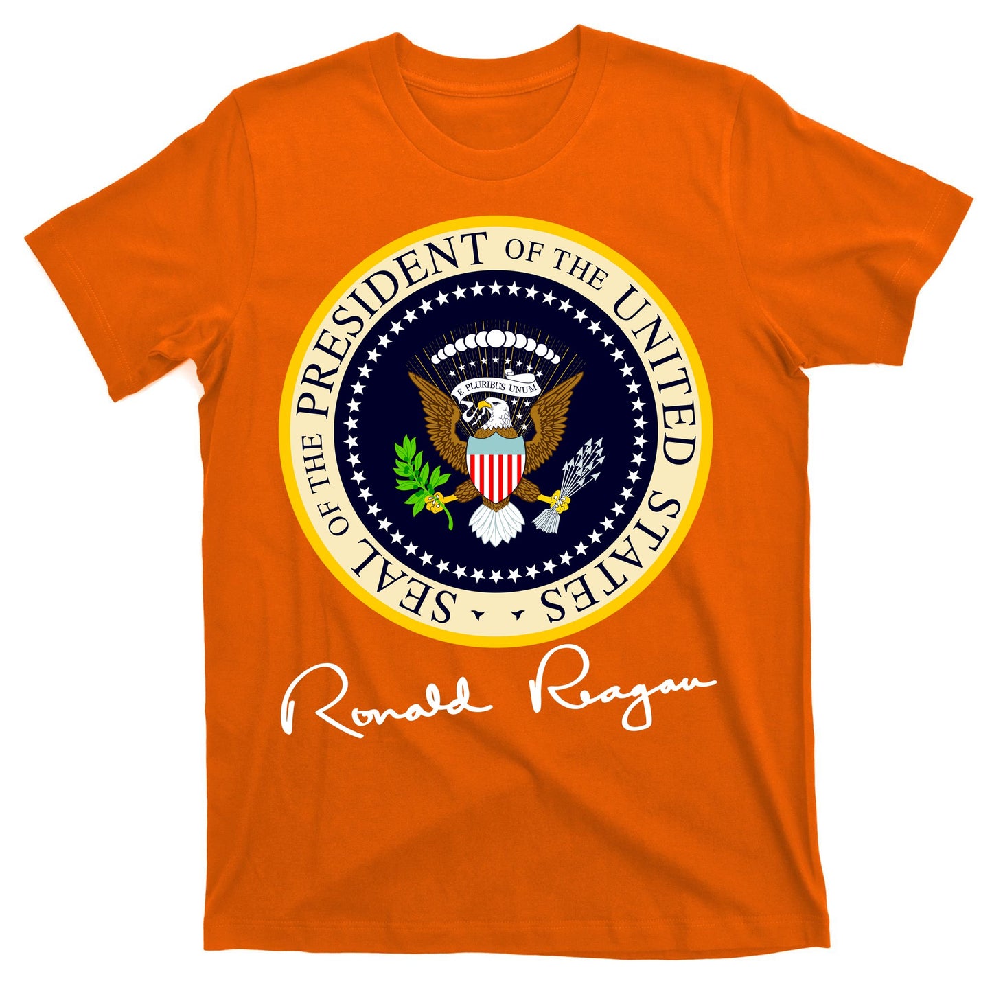 Ronald Reagan Presidential Seal Signature T-Shirt