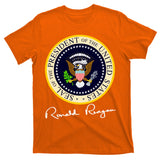 Ronald Reagan Presidential Seal Signature T-Shirt