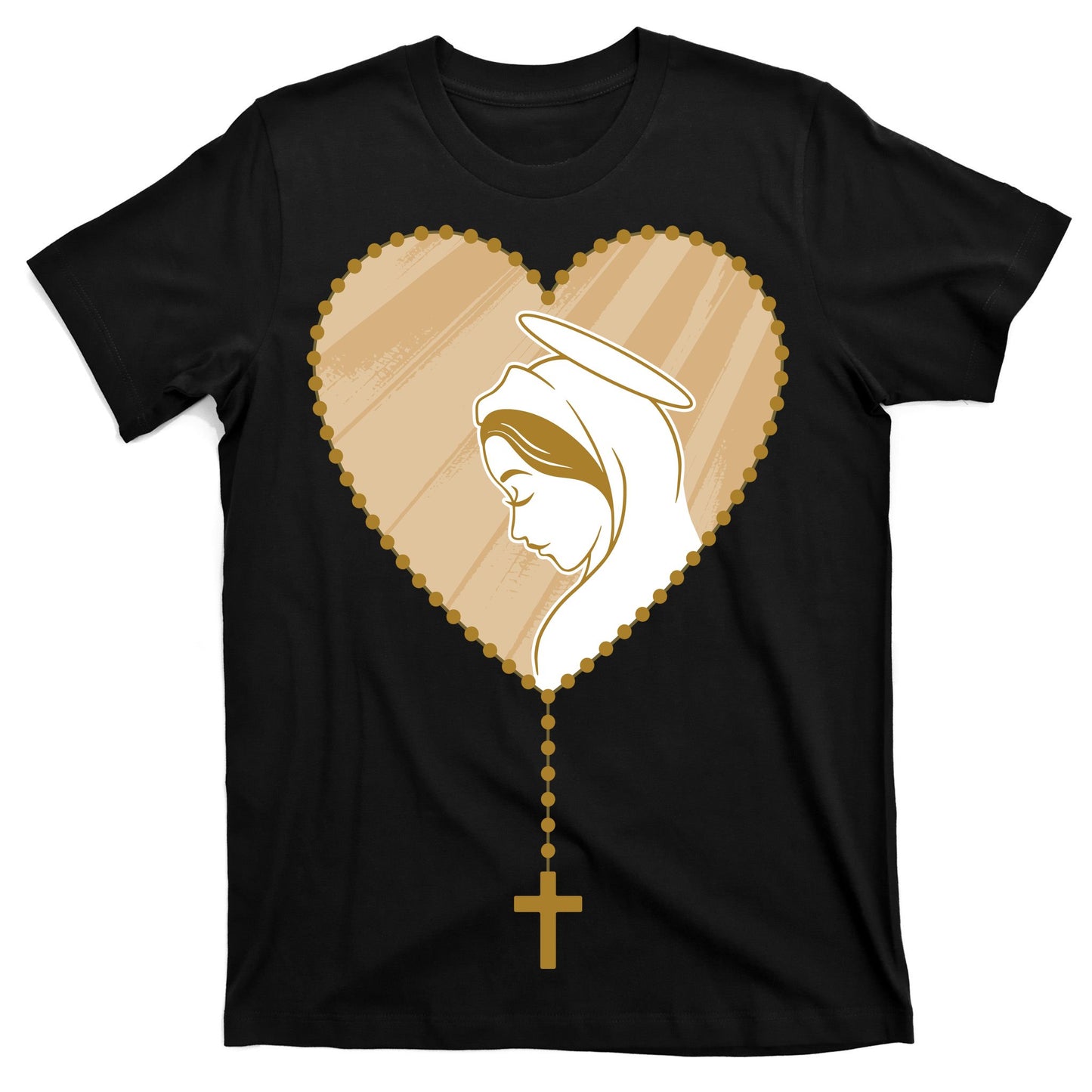 Rosary Virgin Mary T-Shirt