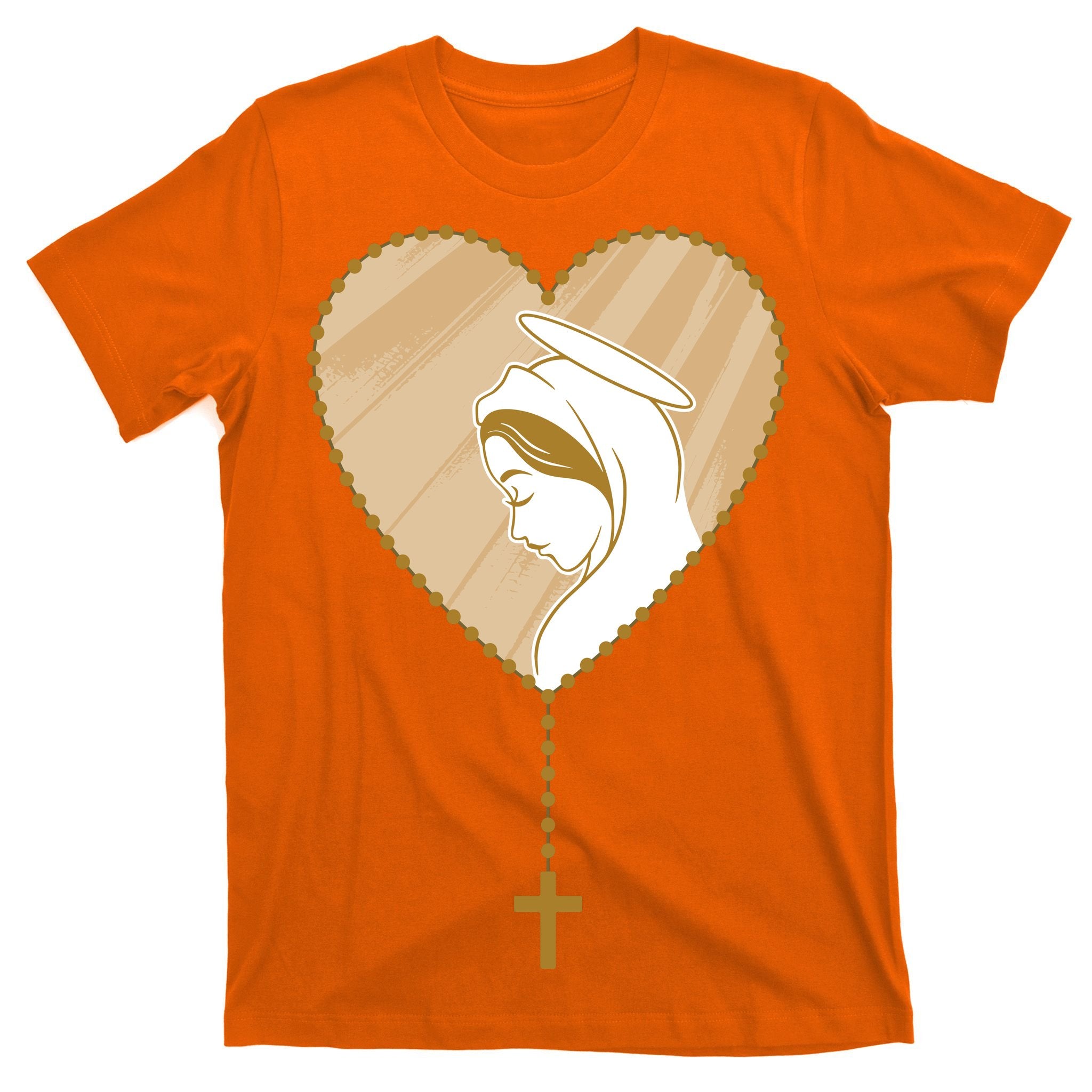 Rosary Virgin Mary T-Shirt