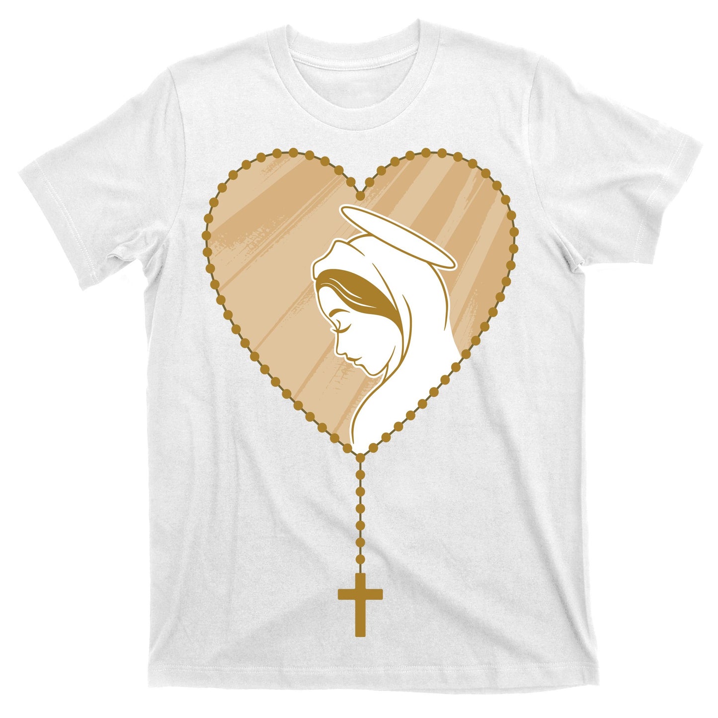 Rosary Virgin Mary T-Shirt