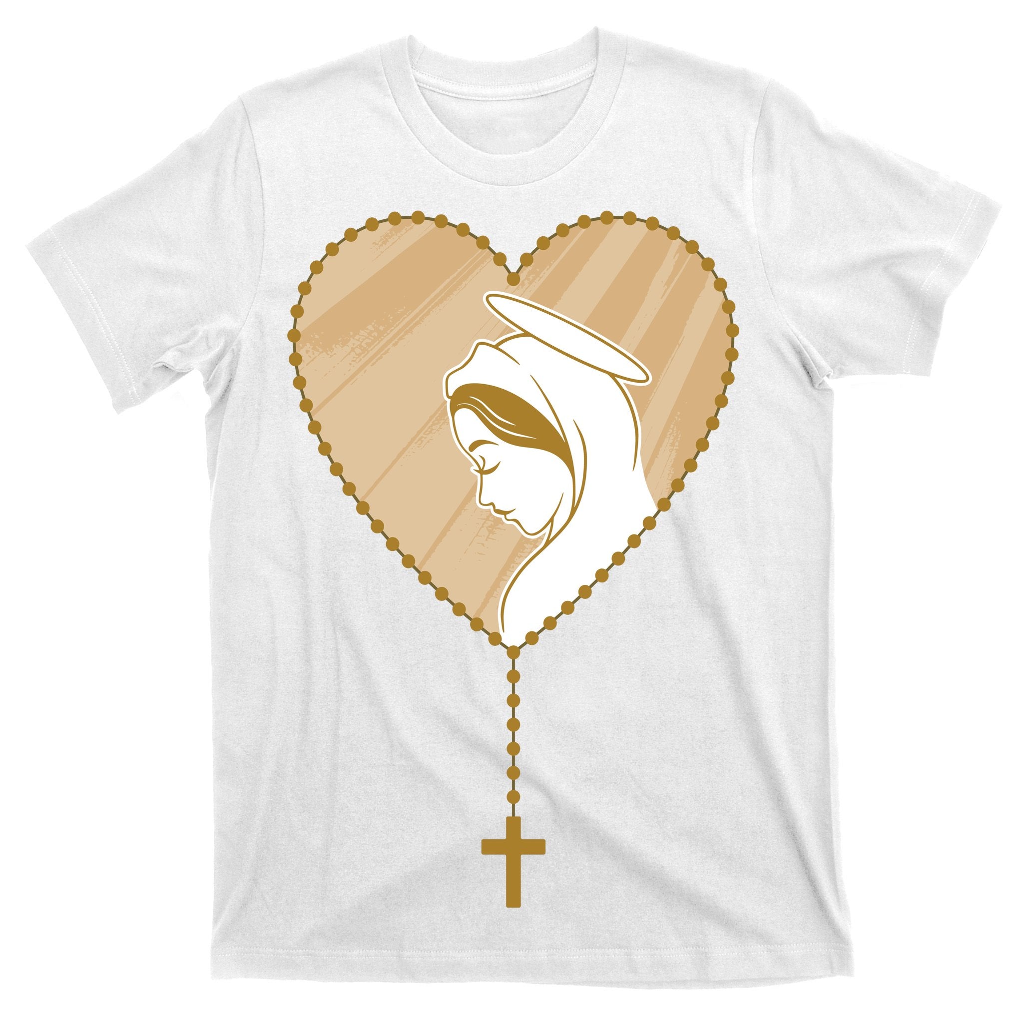 Rosary Virgin Mary T-Shirt