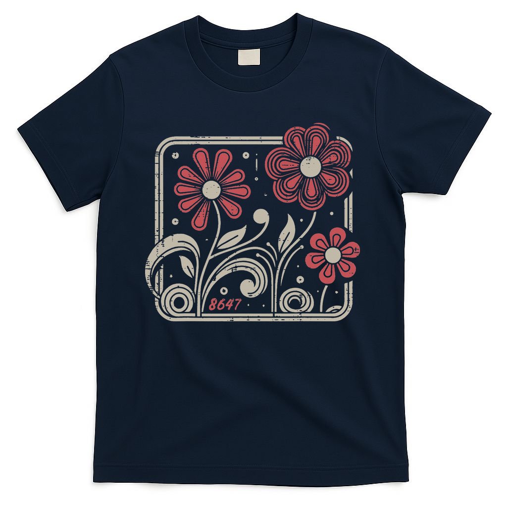 Resist Protest 8647 Flowers Equality Resistance Women T-Shirt