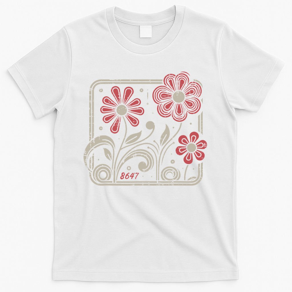 Resist Protest 8647 Flowers Equality Resistance Women T-Shirt