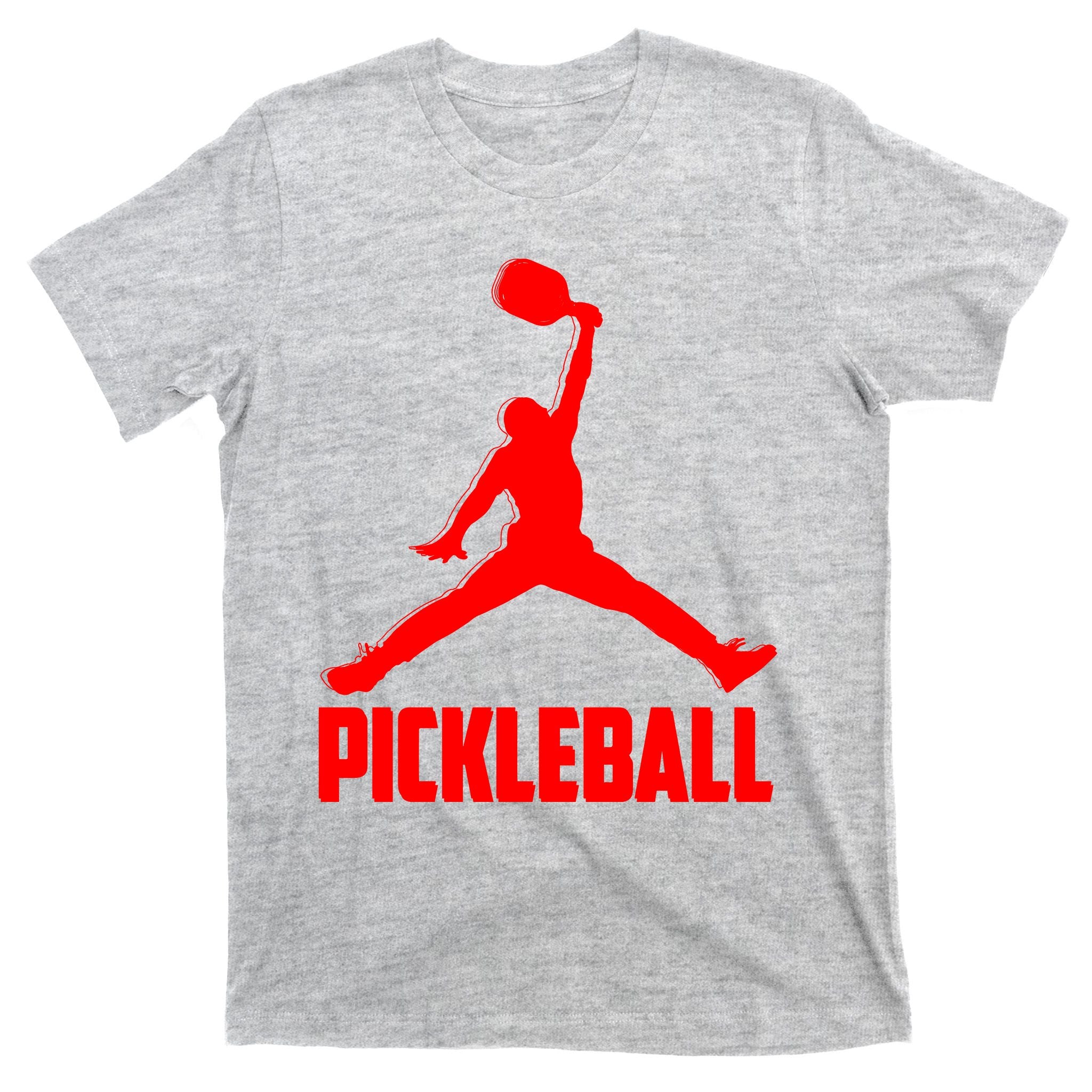 Red Pickleball Sports Logo T-Shirt