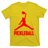 Red Pickleball Sports Logo T-Shirt