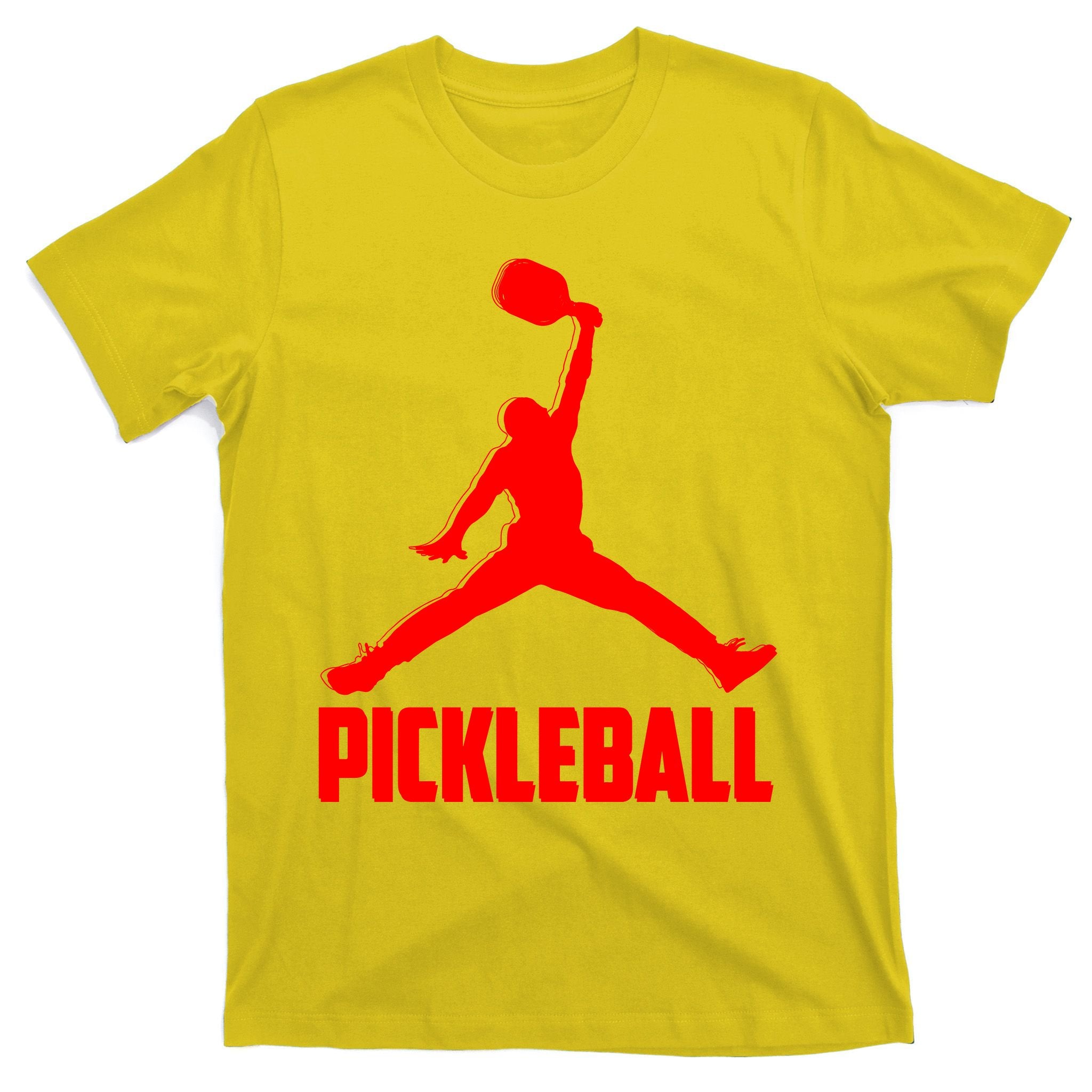 Red Pickleball Sports Logo T-Shirt