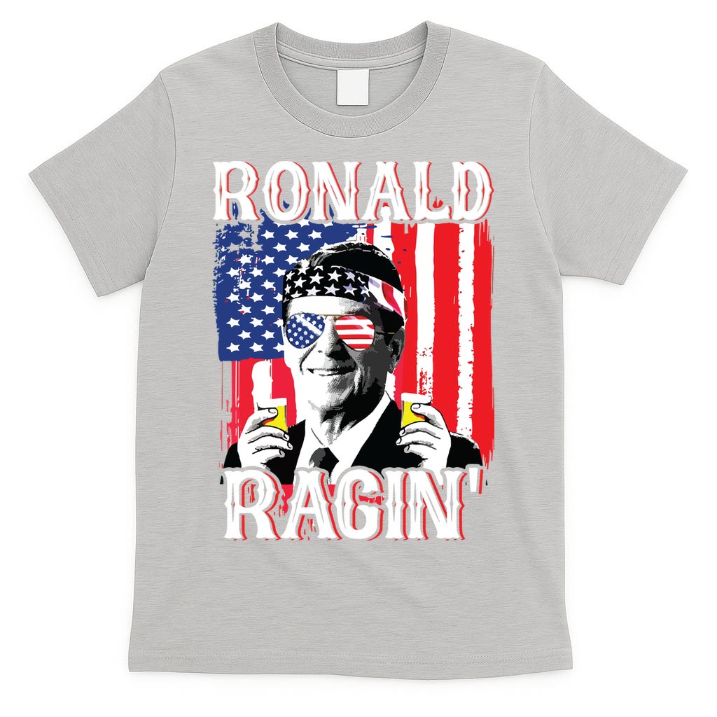 Ronald Ragin 4th Of July Merica Women American Flag T-Shirt
