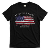 Retro Rejecting Kings Since 1776 Protest Pro Democracy T-Shirt