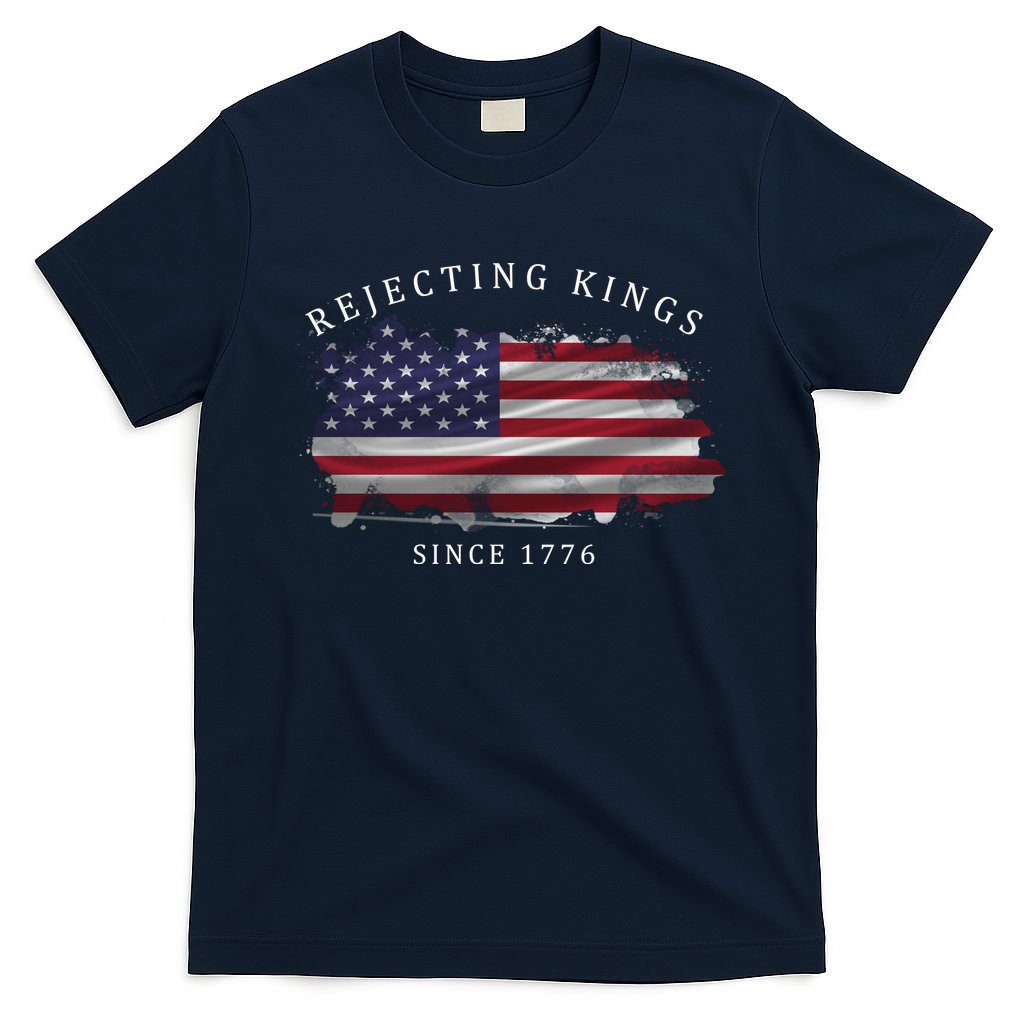 Retro Rejecting Kings Since 1776 Protest Pro Democracy T-Shirt