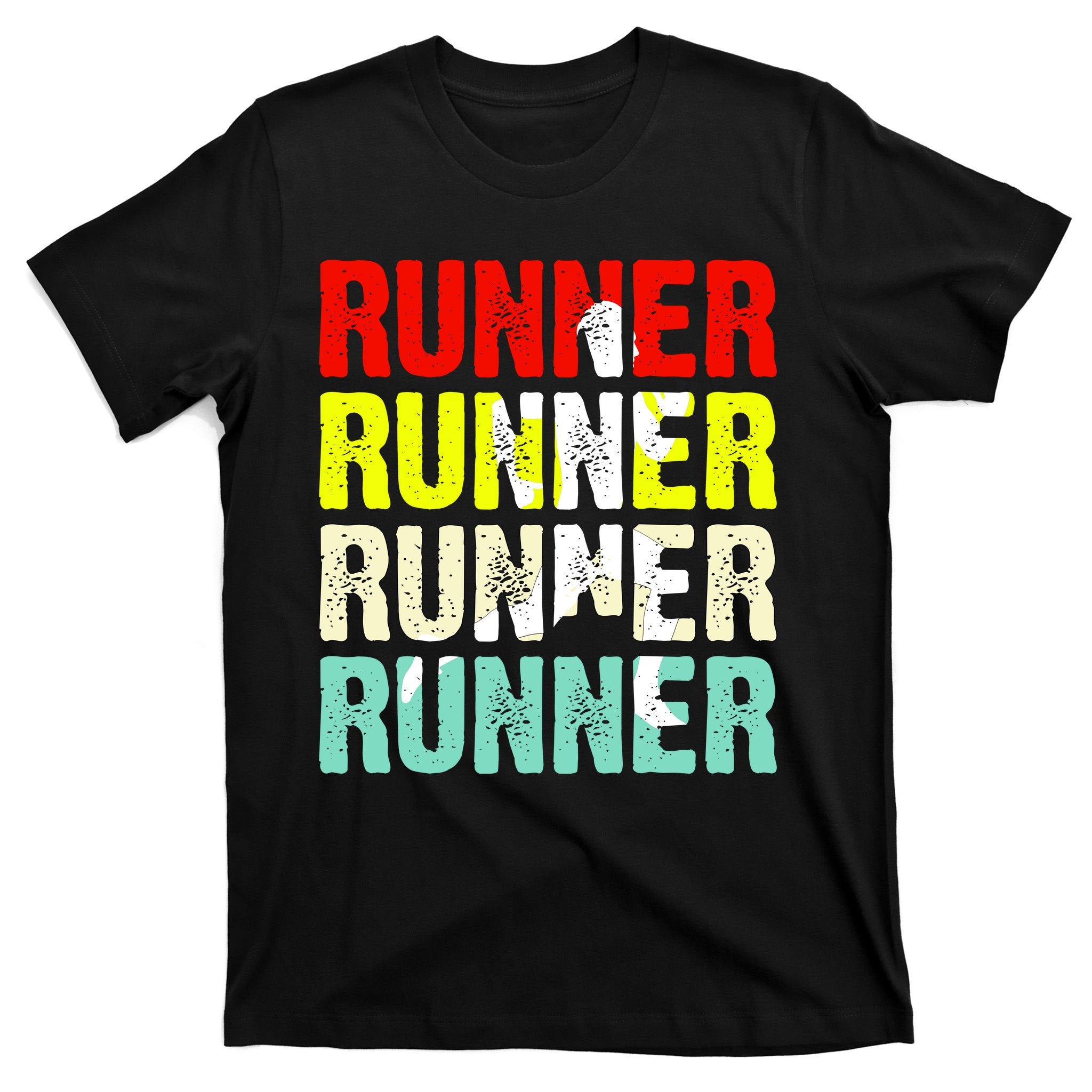 Runner Running Marathoner Retro Vintage T-Shirt