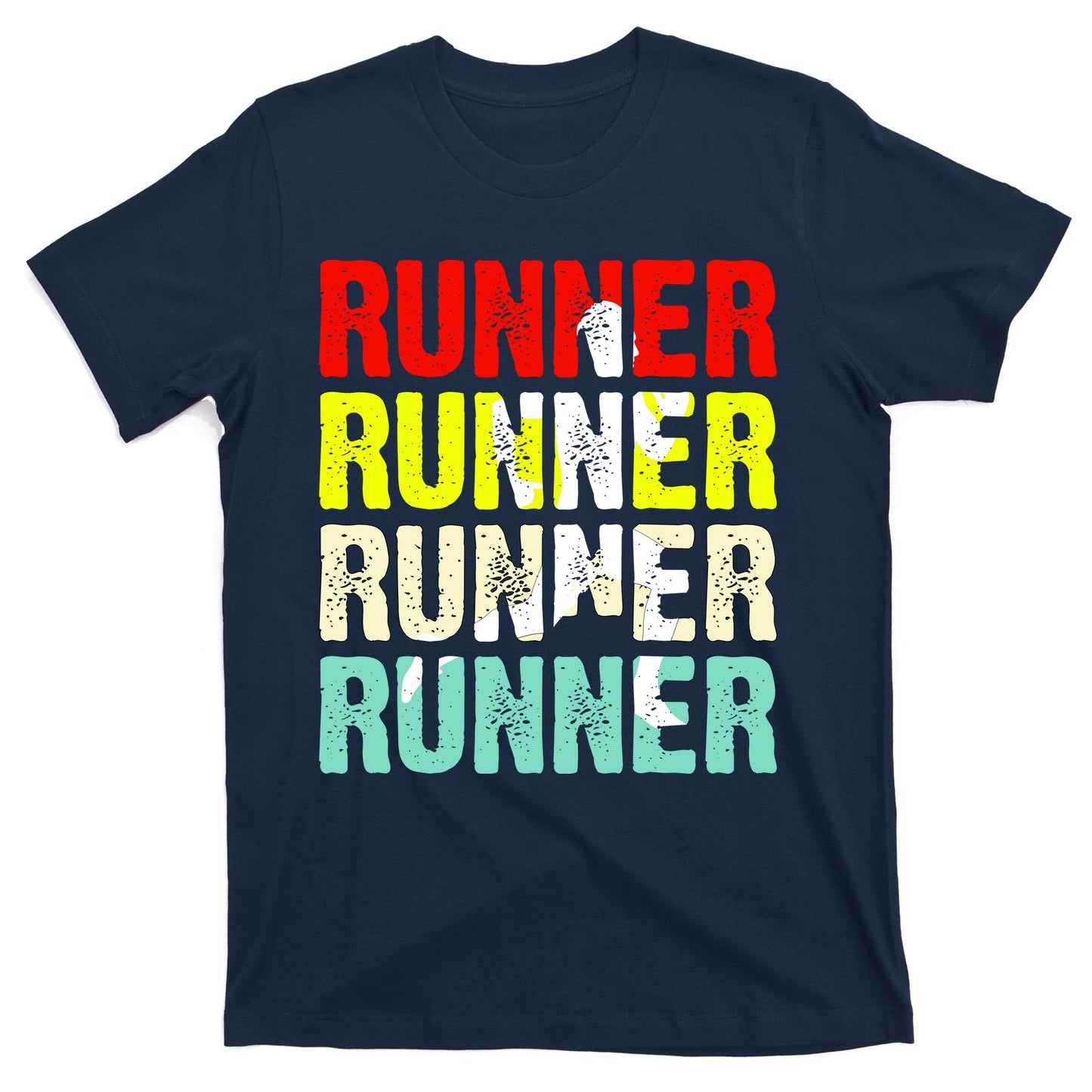 Runner Running Marathoner Retro Vintage T-Shirt