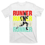 Runner Running Marathoner Retro Vintage T-Shirt