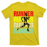 Runner Running Marathoner Retro Vintage T-Shirt