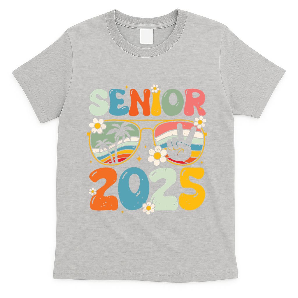 Retro Senior 2025 Back To School Class Of 2025 Graduation T-Shirt