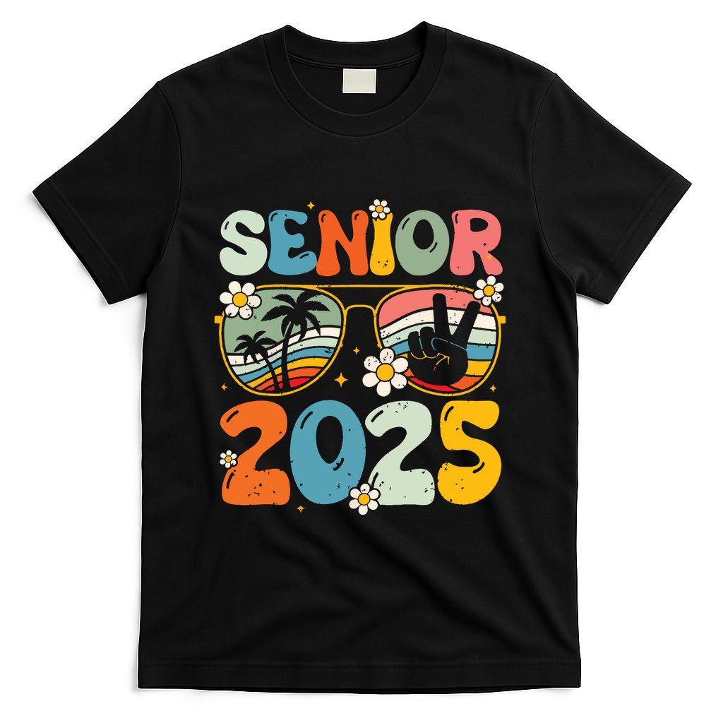 Retro Senior 2025 Back To School Class Of 2025 Graduation T-Shirt